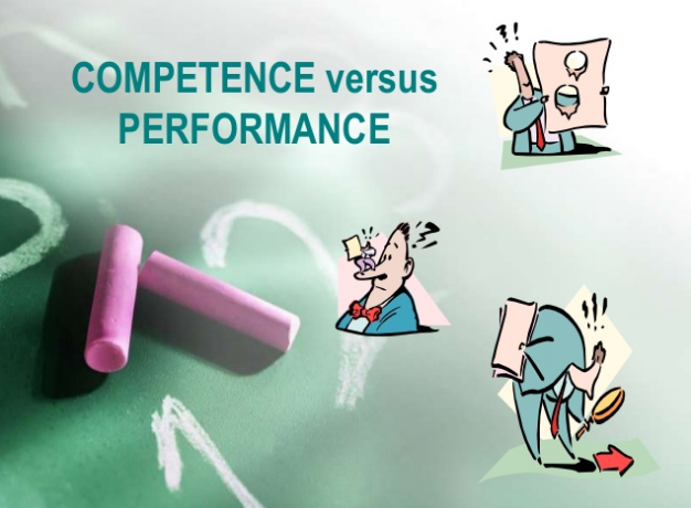 competence v performance competency and performance