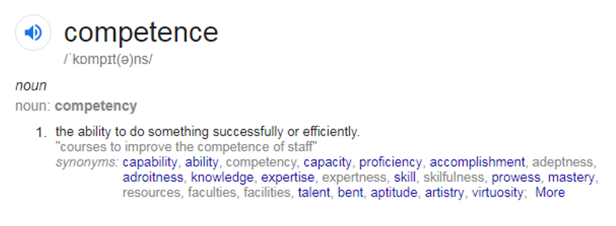 competency definitions