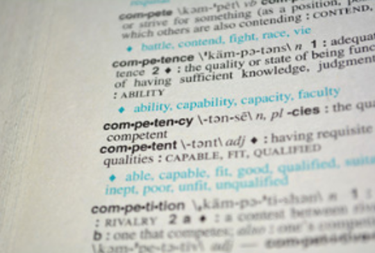 competency definitions competency definitions